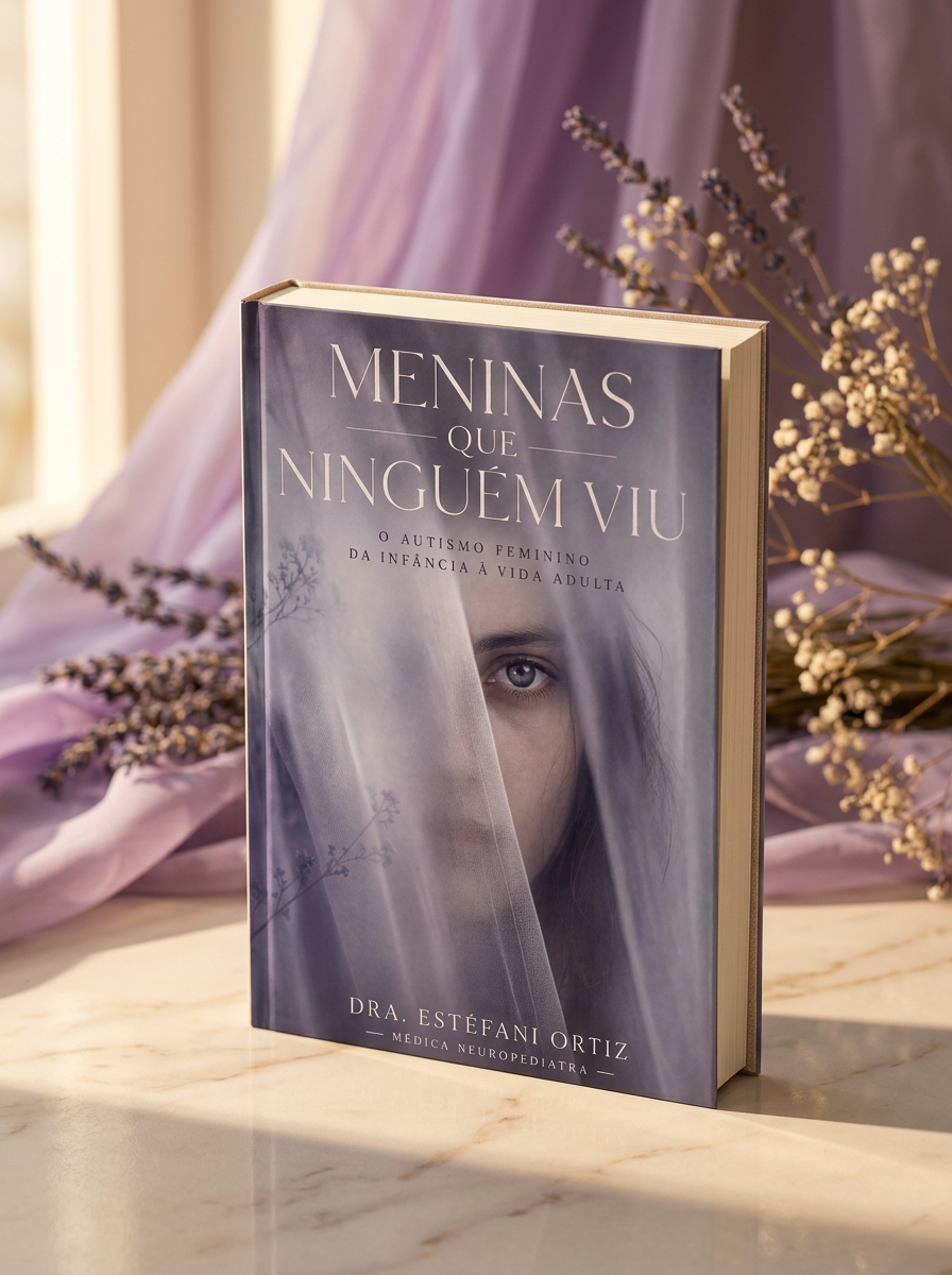 Capa do livro Meninas que Ninguém Viu, da Dra. Estéfani Ortiz